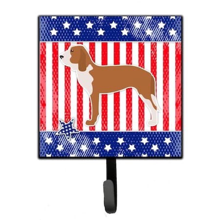 Jensendistributionservices USA Patriotic Spanish Hound Leash or Key Holder MI1656567